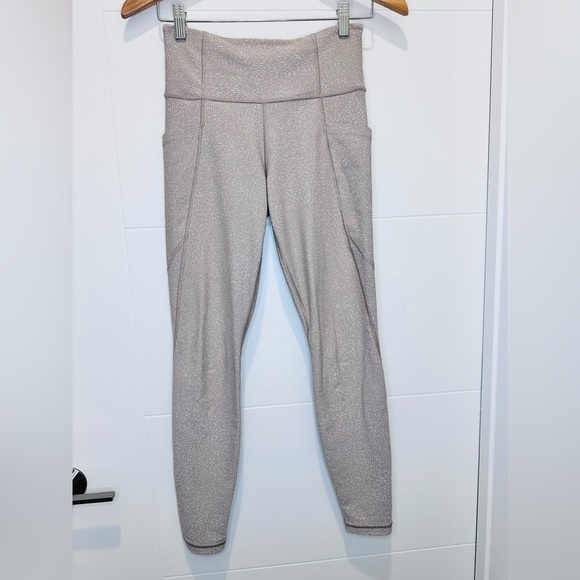 Athleta Salutation Stash Pocket Tights Rainwater pattern full lengthy leg XS - Picture 3 of 15